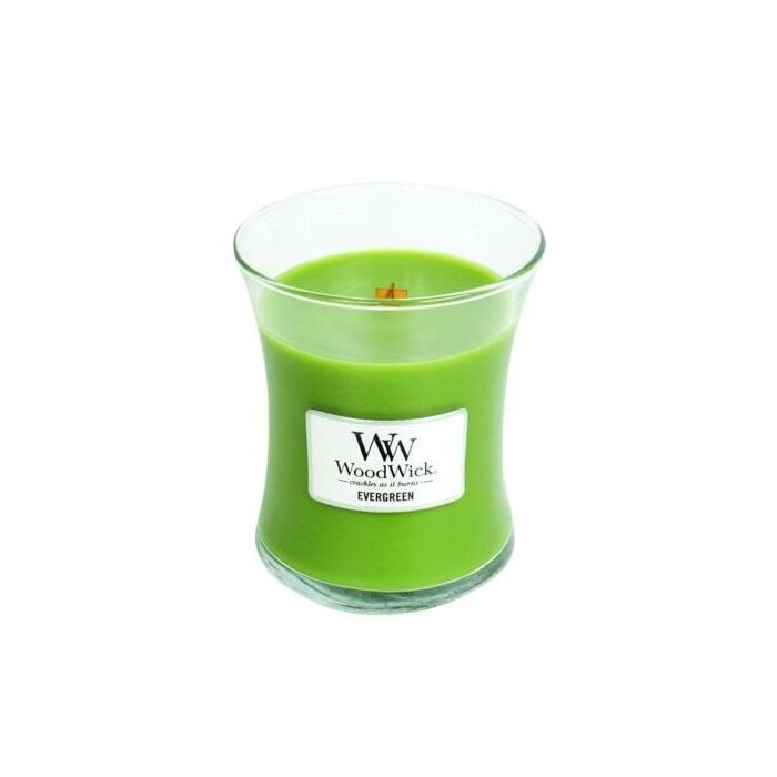 WoodWick® Medium Jar Candle - Evergreen-1